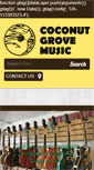 Mobile Screenshot of coconutgrovemusic.com